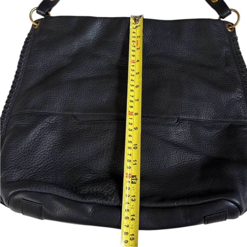 Like New HOBO Moondance Whipstitch Slouchy Shoulder Bag Black Retail $298.00 - Picture 11 of 15
